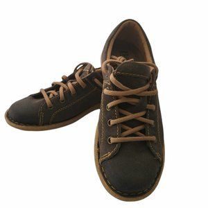 NEW Born Women's Trevan Shoes - Gray/Brown Casual Lace Up Size 8